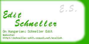 edit schneller business card